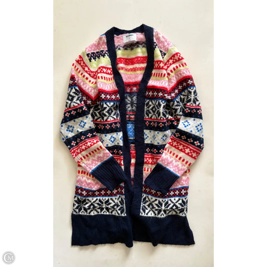 Sweater Cardigan By Old Navy In Multi-colored, Size: S