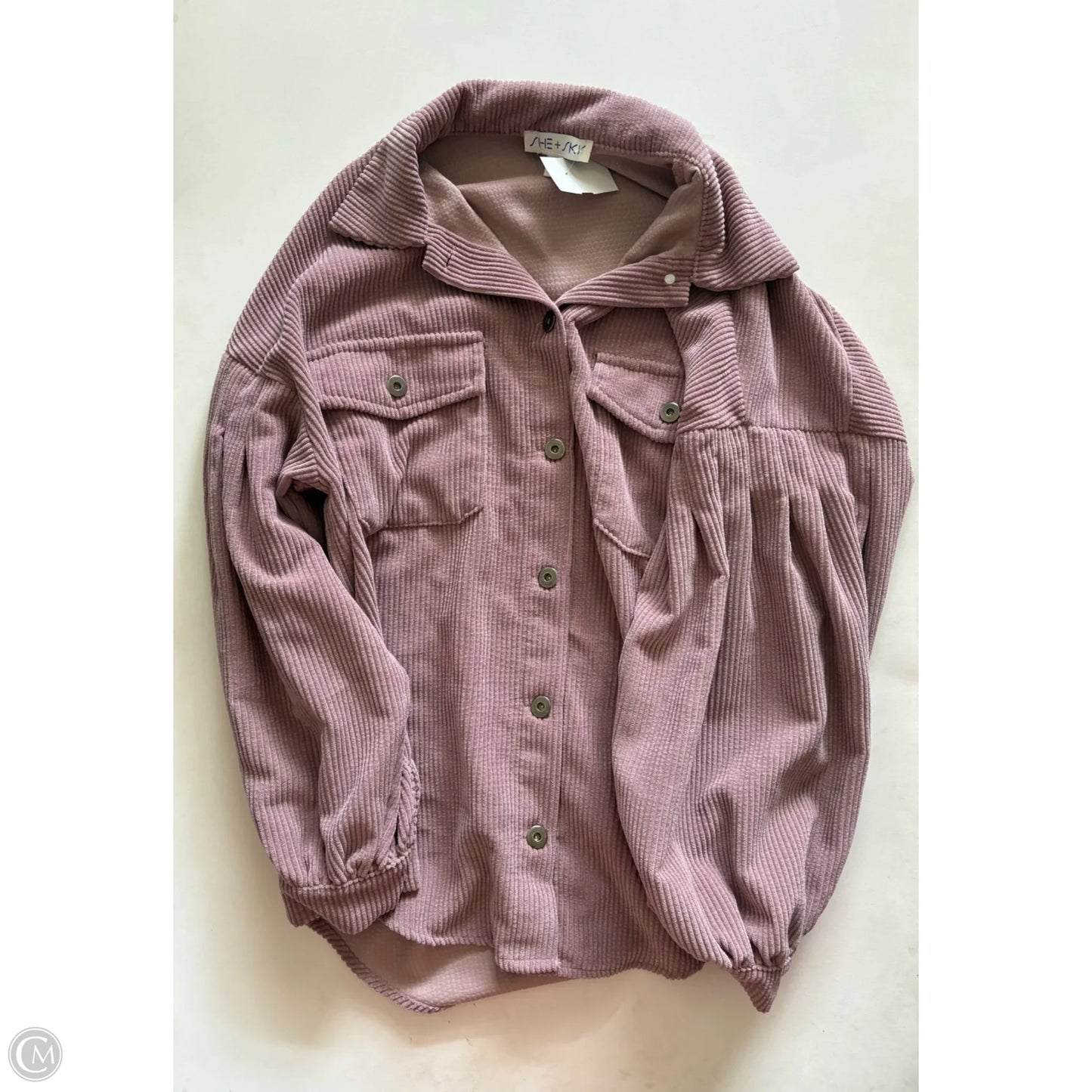 Jacket Fleece By She + Sky In Pink, Size: S