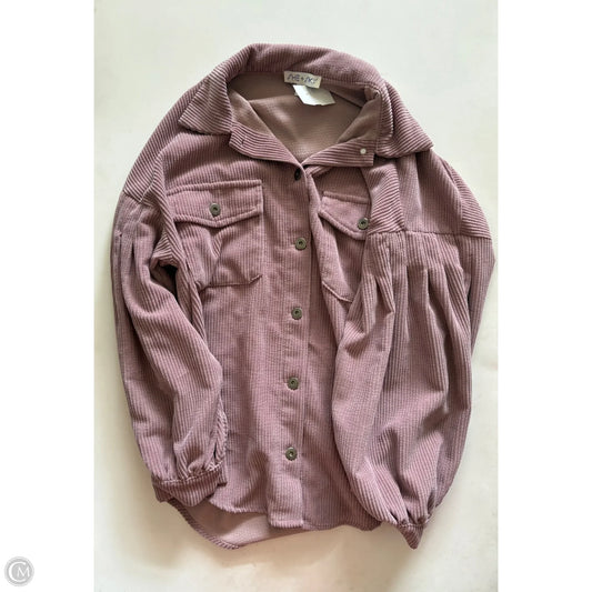 Jacket Fleece By She + Sky In Pink, Size: S