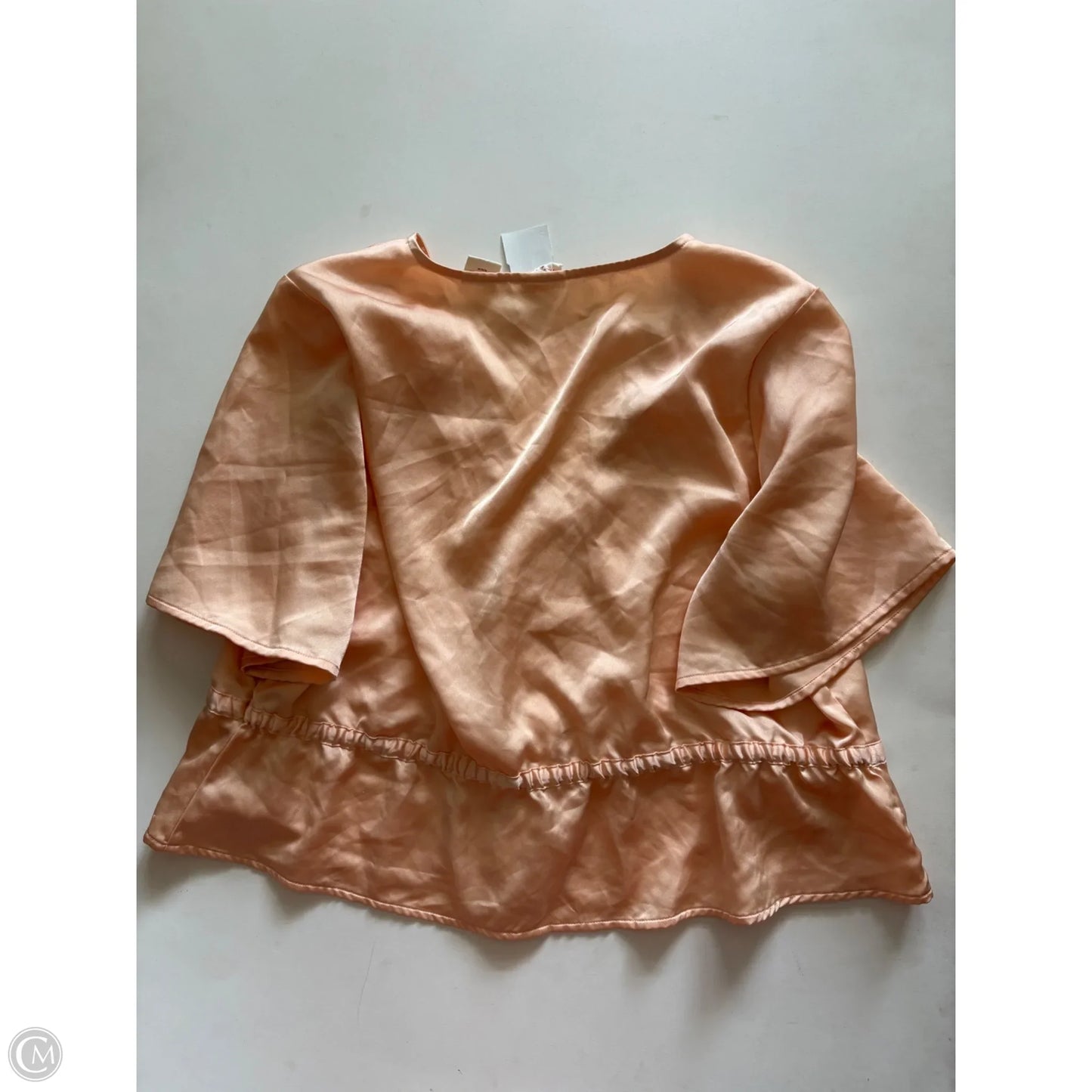 Blouse Short Sleeve By Levis In Orange, Size: M