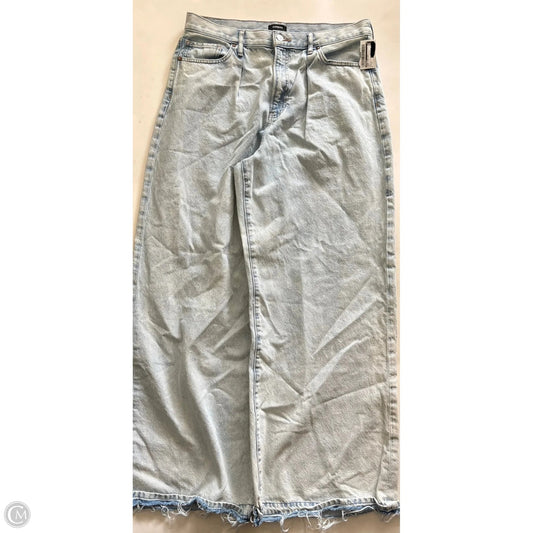 Jeans Wide Leg By Express In Blue, Size: 14