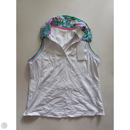 Top Sleeveless Designer By Lilly Pulitzer In White, Size: S