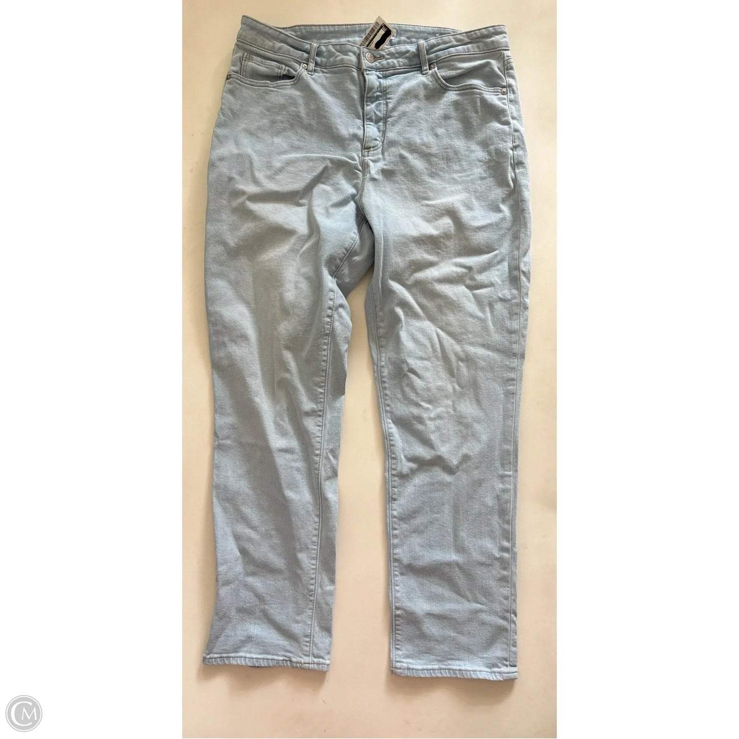 Jeans Straight By Loft In Blue, Size: 12