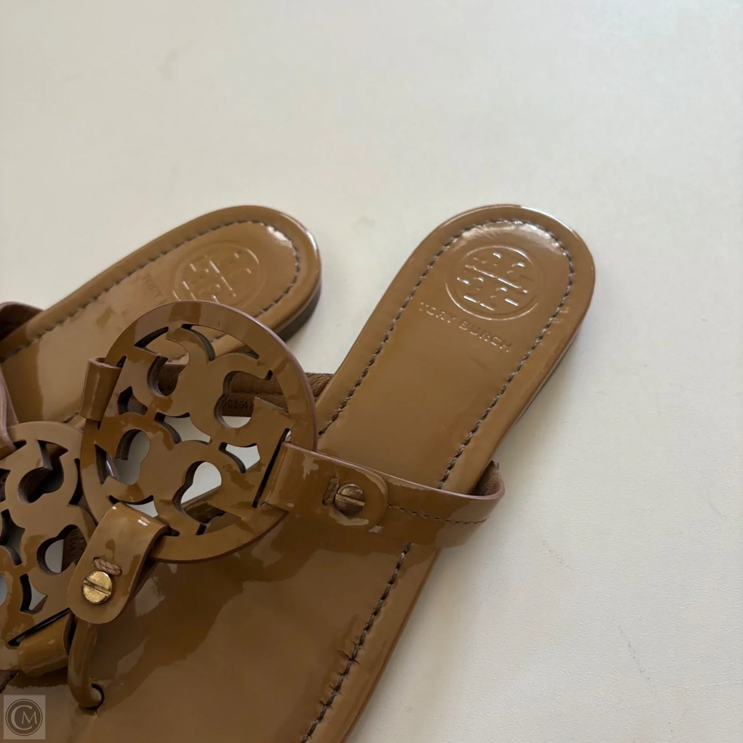Sandals Designer By Tory Burch In Brown, Size: 7