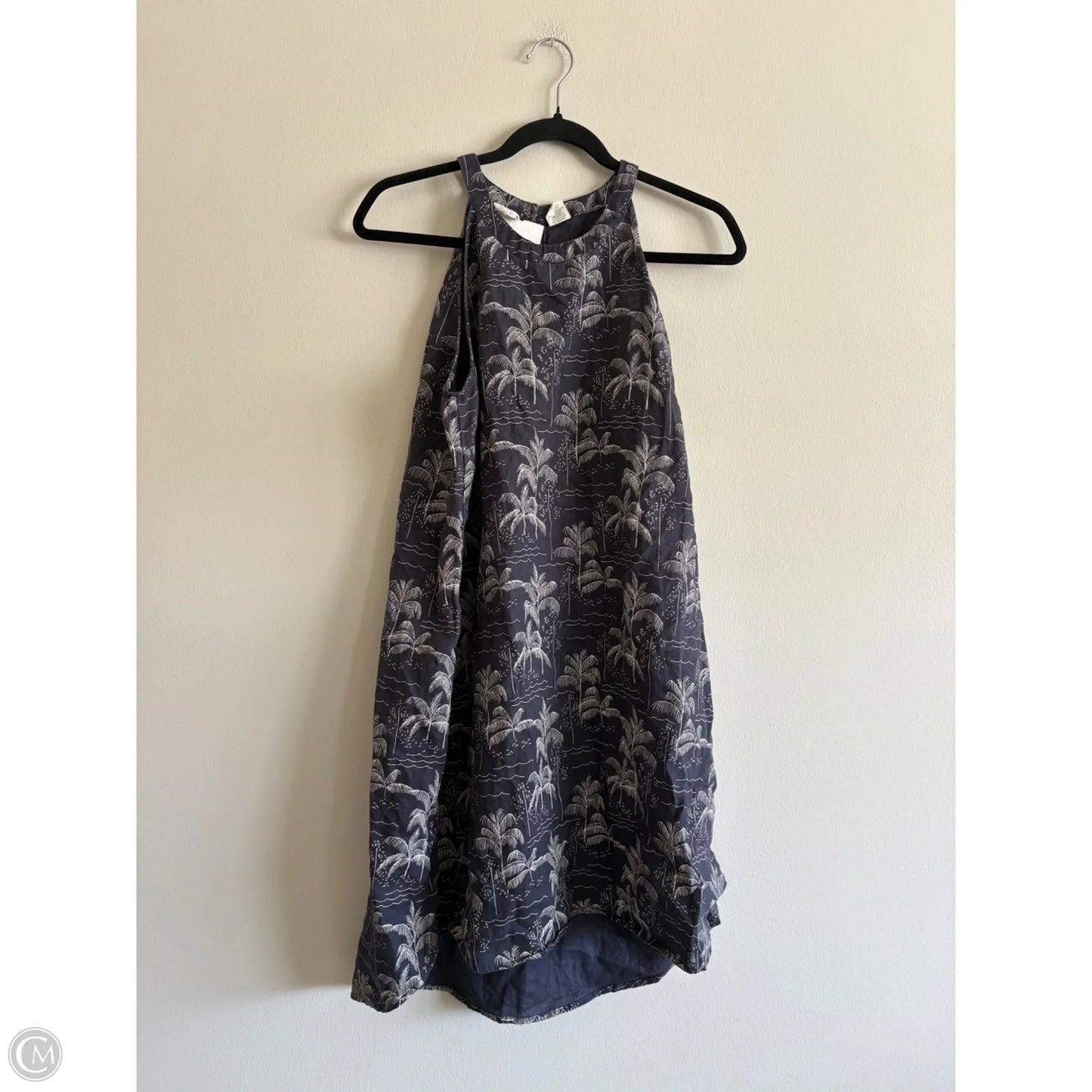 Dress Casual Midi By C And C In Blue, Size: L