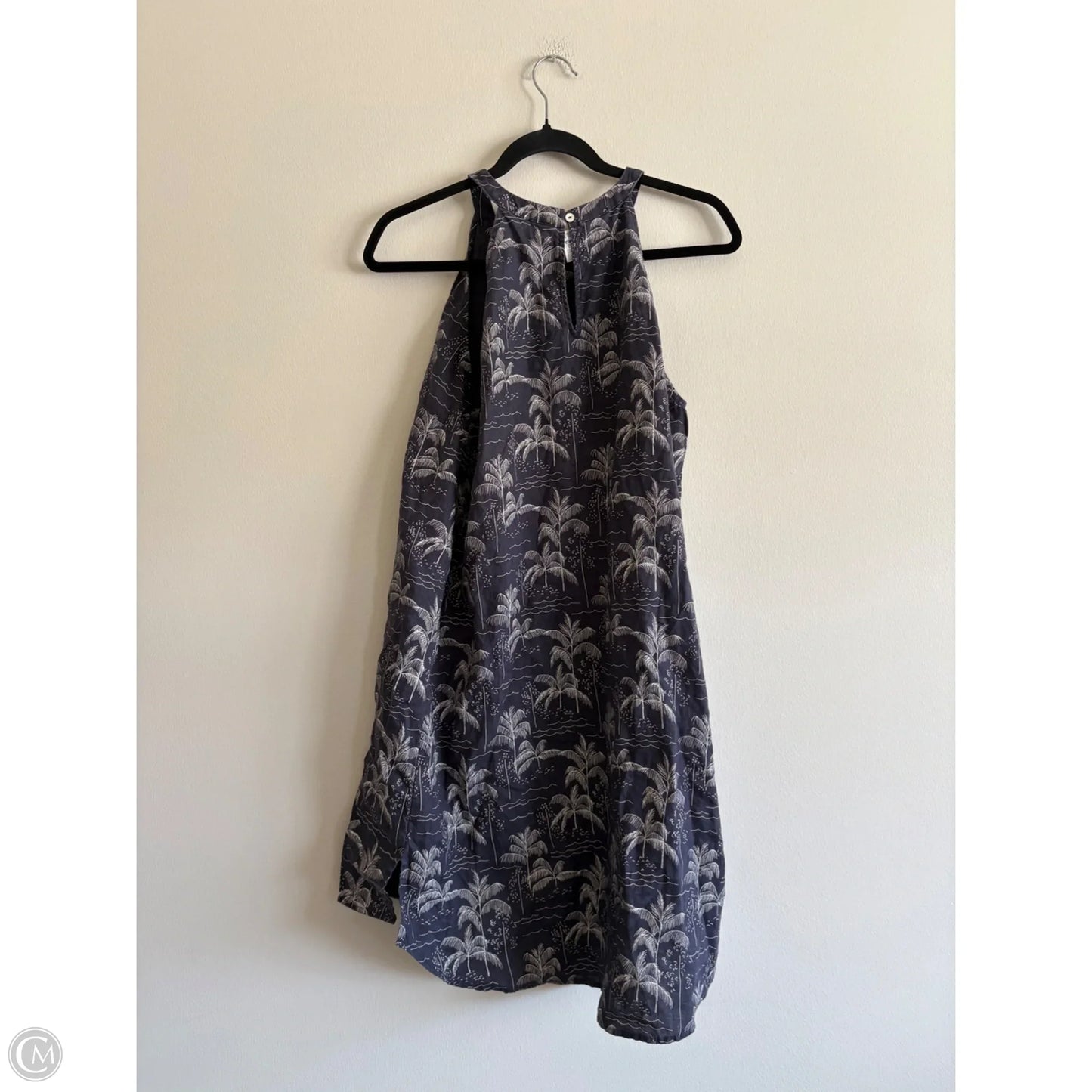 Dress Casual Midi By C And C In Blue, Size: L