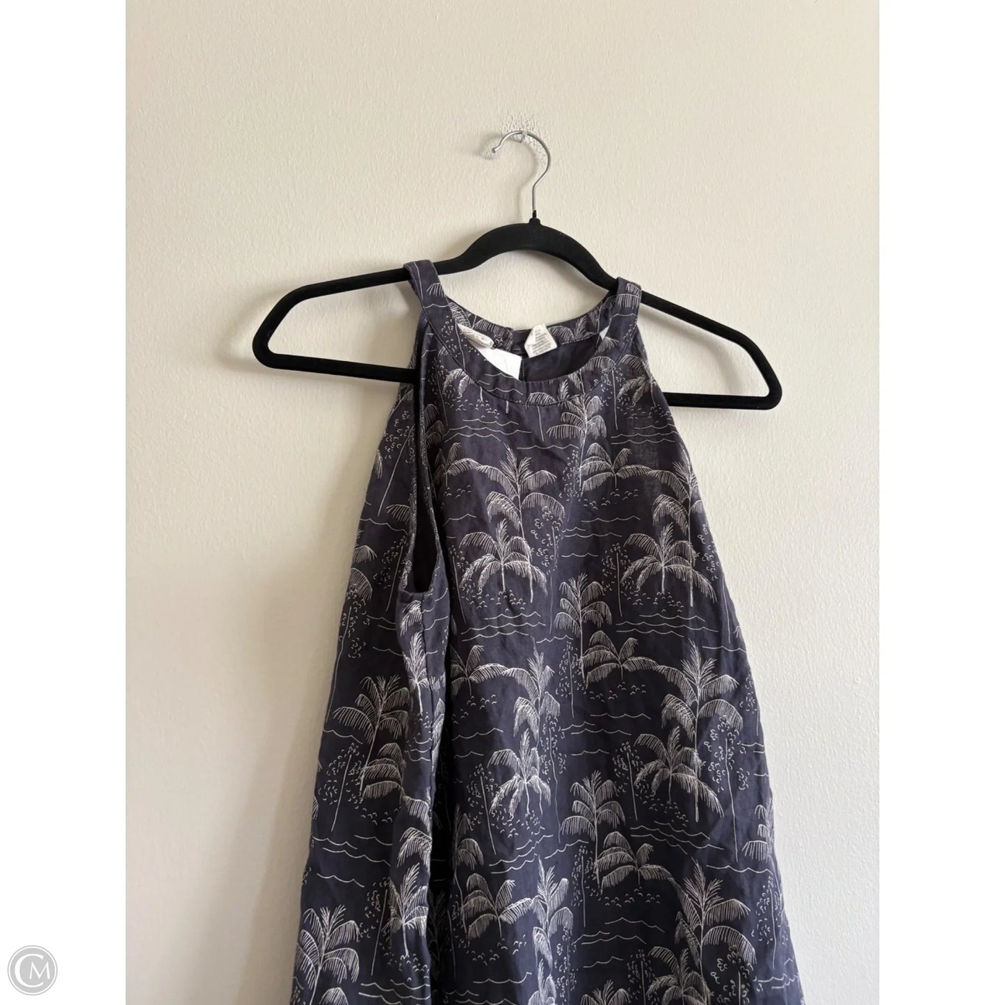 Dress Casual Midi By C And C In Blue, Size: L