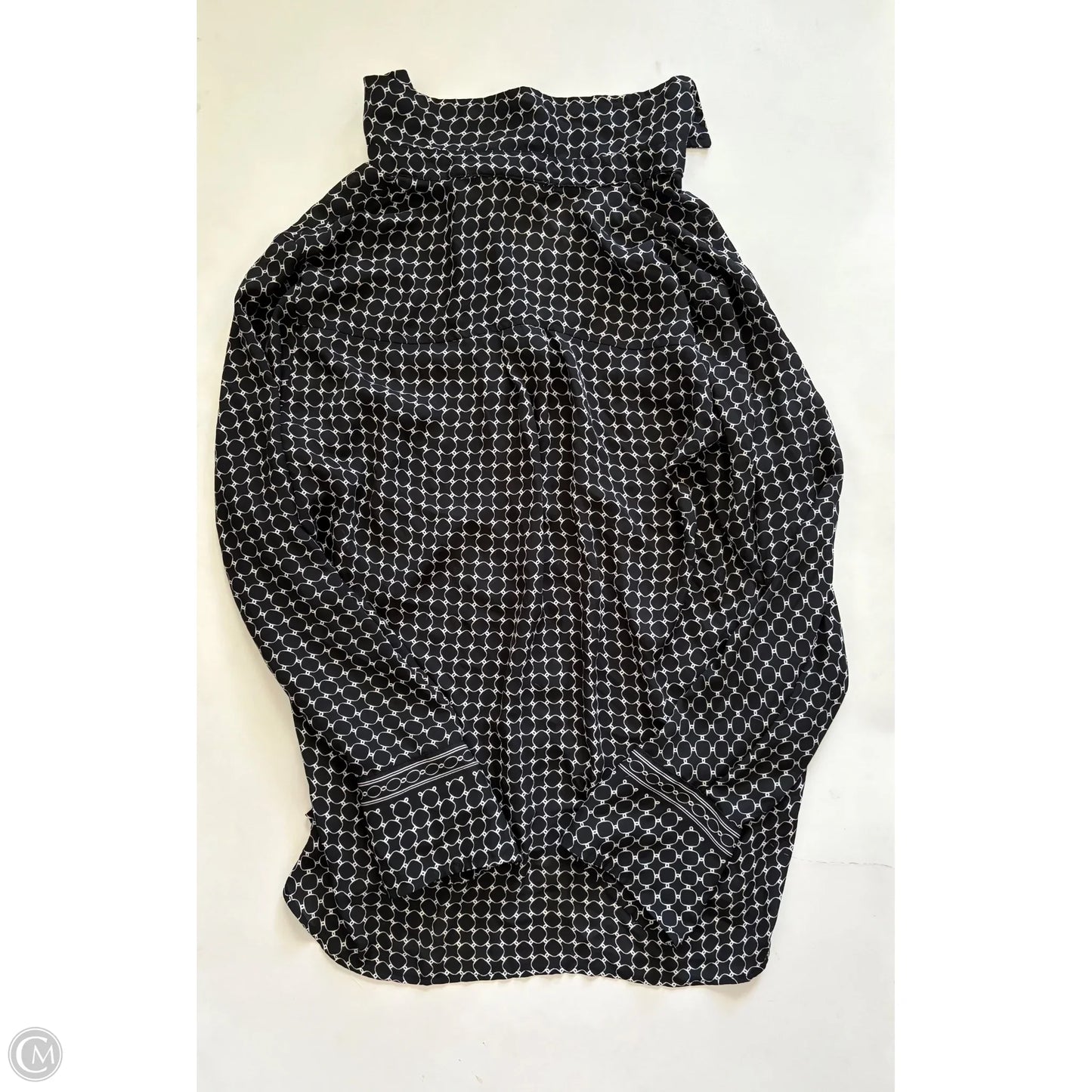 Blouse Long Sleeve By Max Studio In Black, Size: L