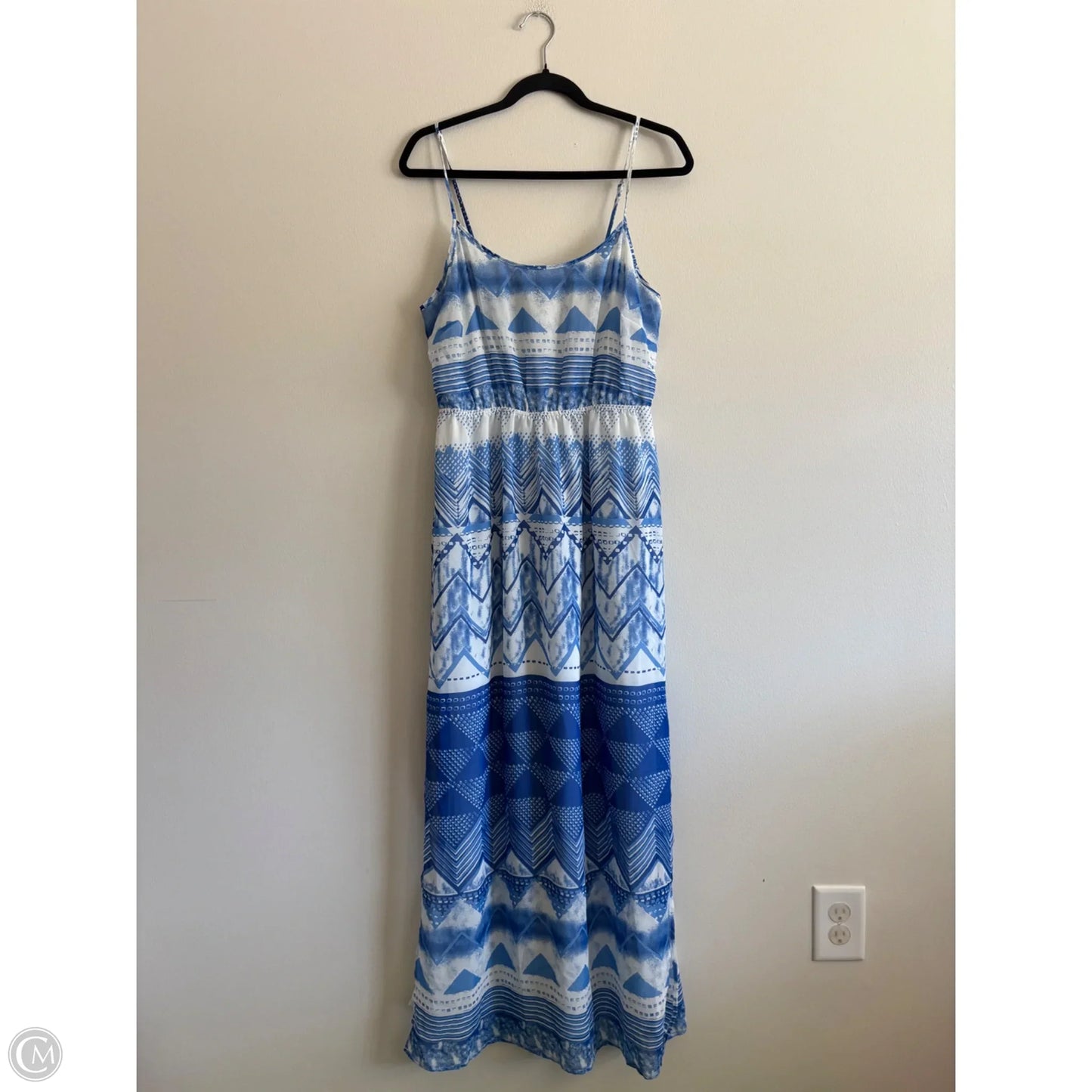 Dress Casual Maxi By Old Navy In Blue, Size: L