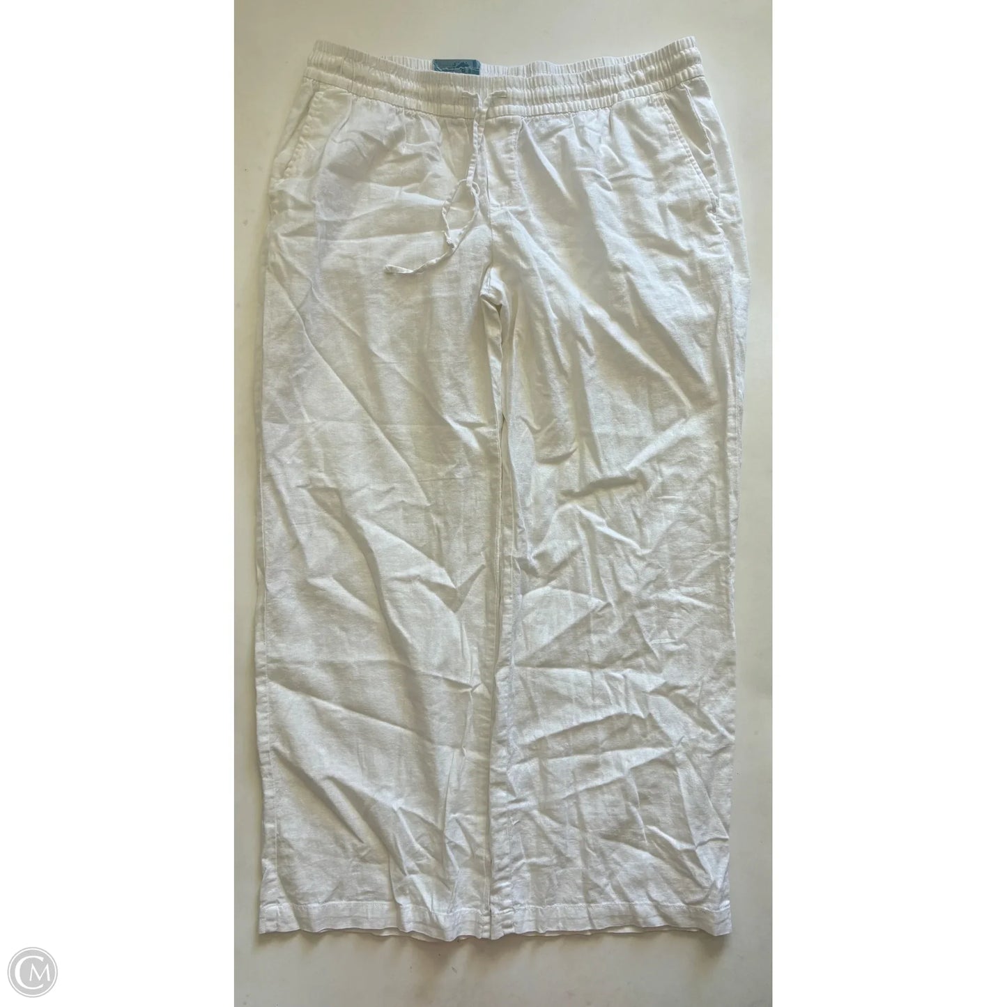 Pants Linen By Old Navy In White, Size: L