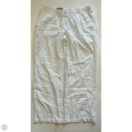 Pants Linen By Old Navy In White, Size: L
