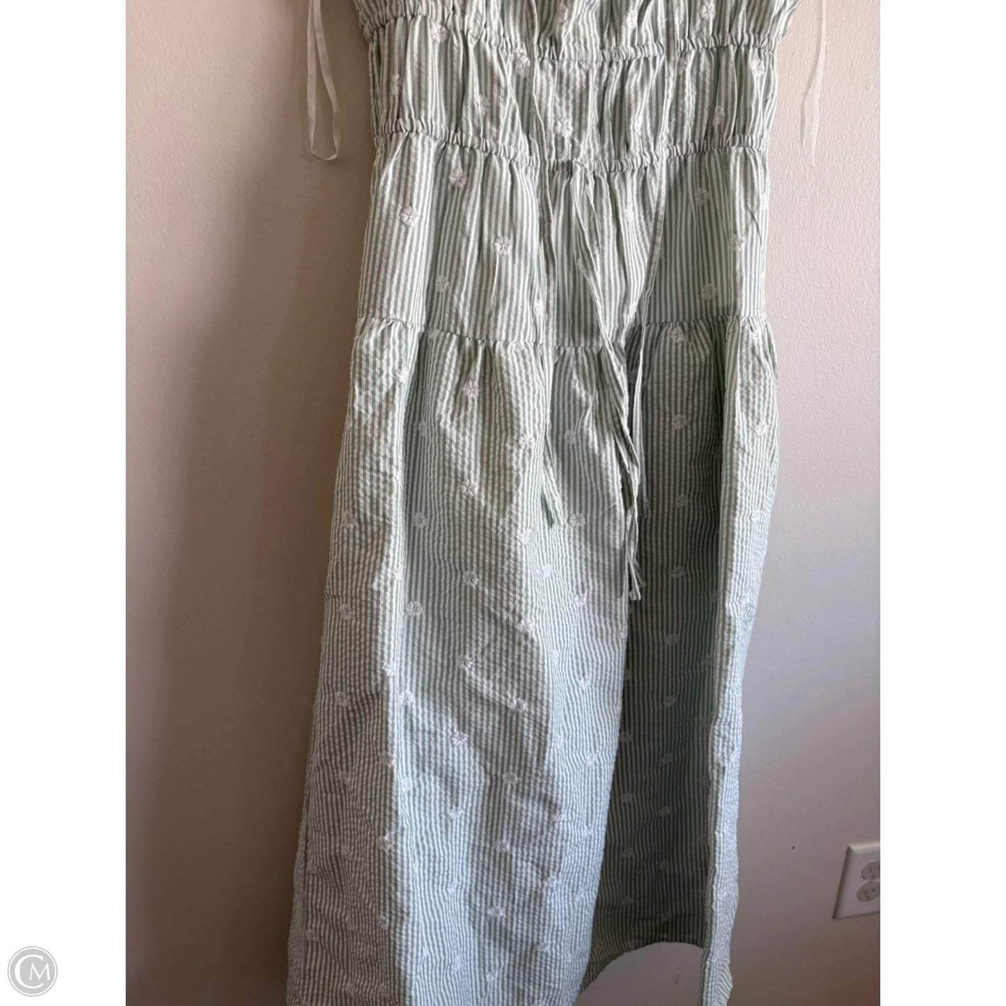 Dress Casual Maxi By Sim & Sam In Striped Pattern, Size: L