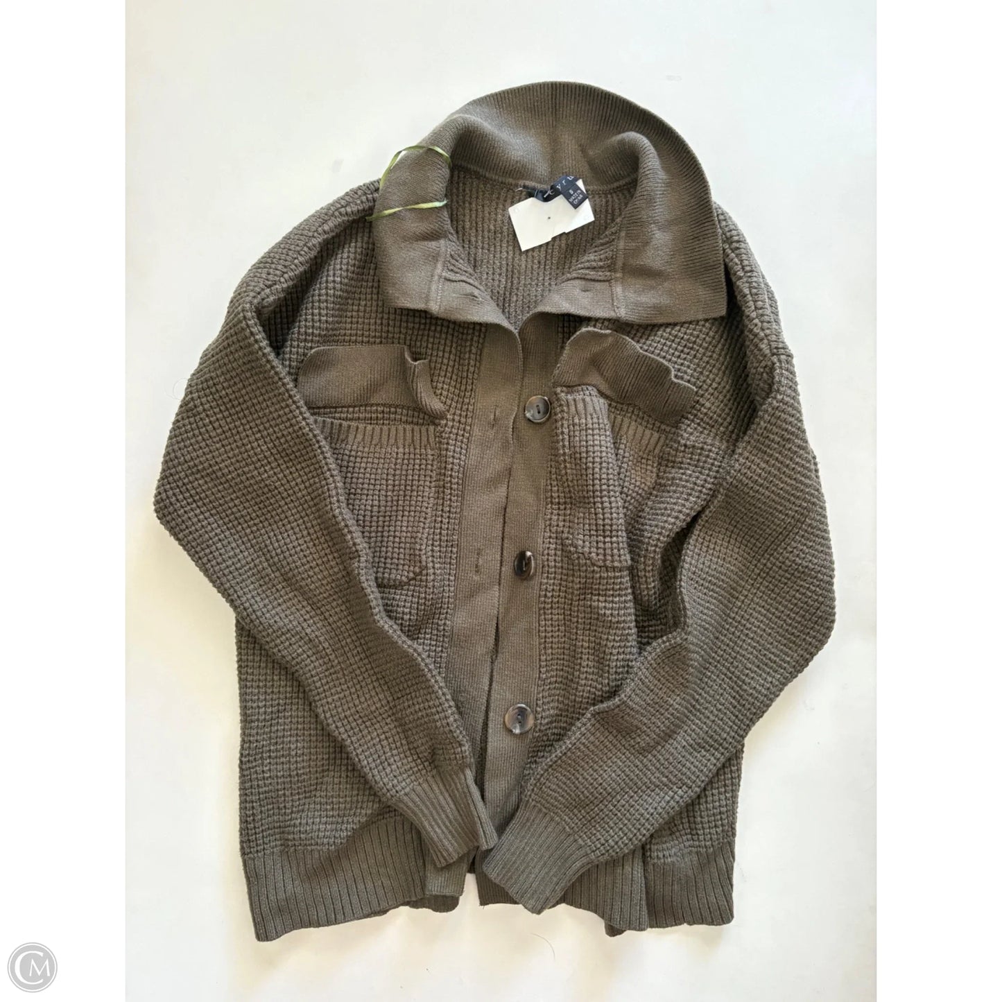 Sweater Cardigan By Cyrus In Green, Size: S