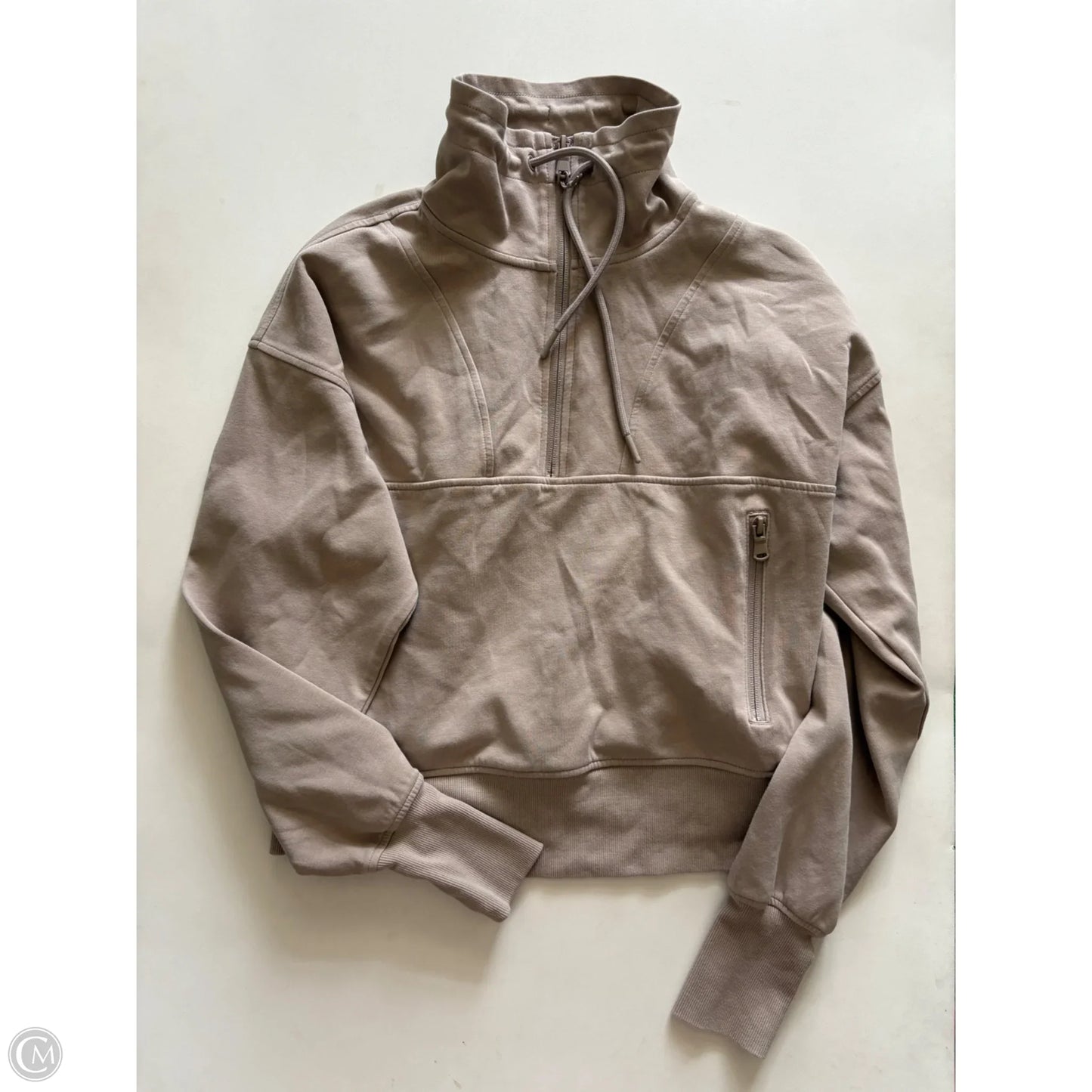 Athletic Jacket By Old Navy In Tan, Size: S