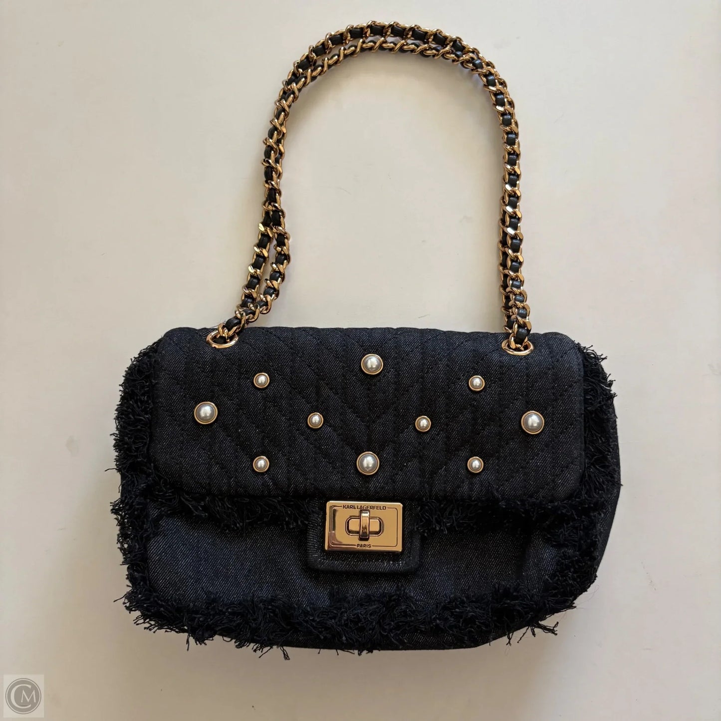 Handbag Designer By Karl Lagerfeld, Size: Medium