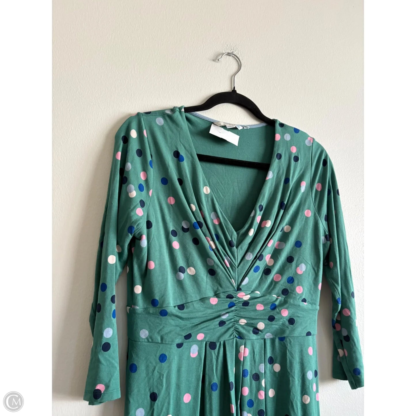 Dress Casual Midi By Boden In Polkadot Pattern, Size: 10