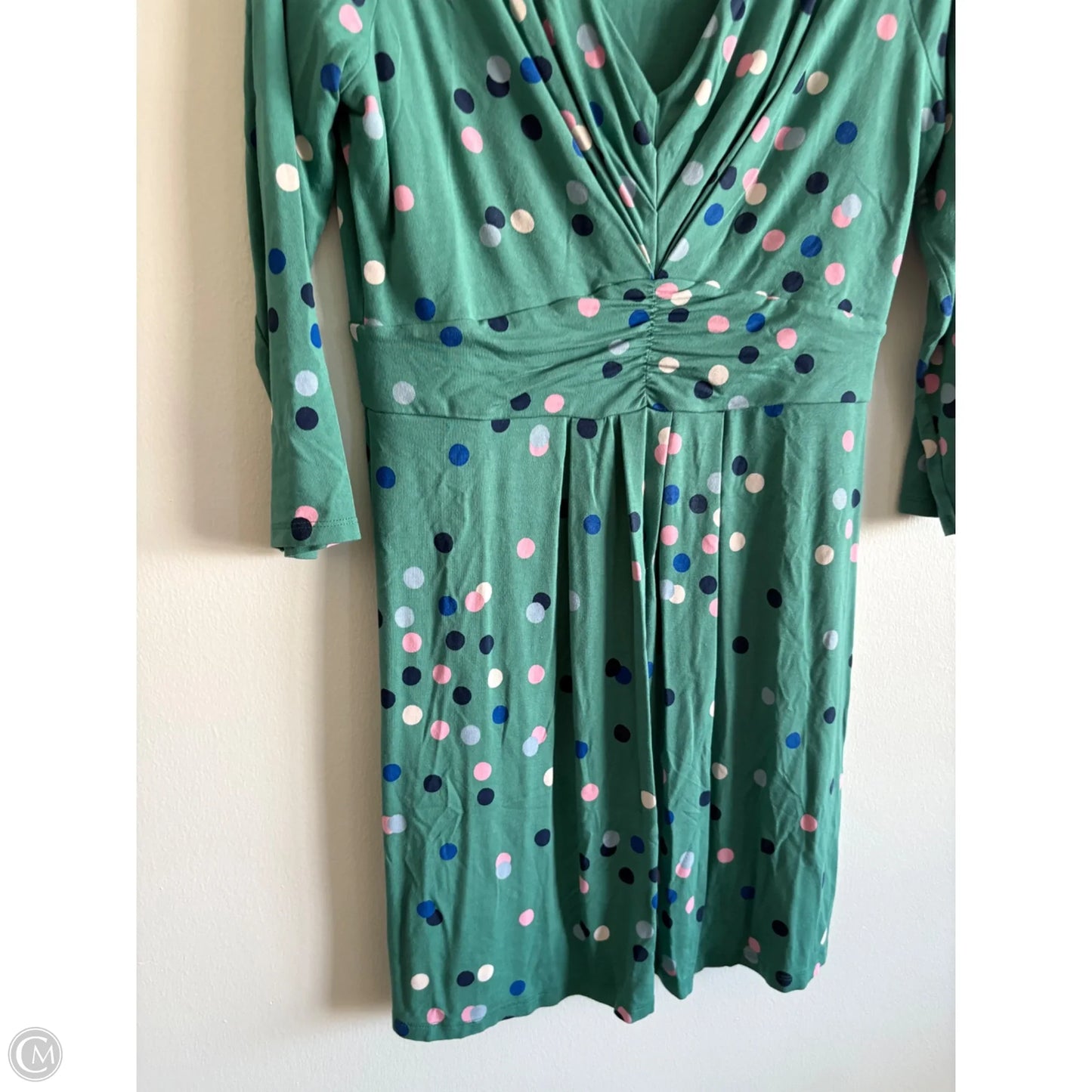 Dress Casual Midi By Boden In Polkadot Pattern, Size: 10