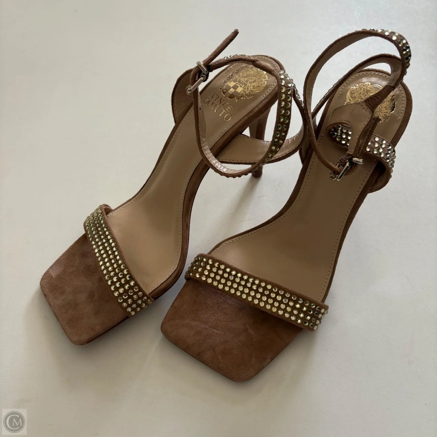Shoes Heels Kitten By Vince Camuto In Tan, Size: 8.5