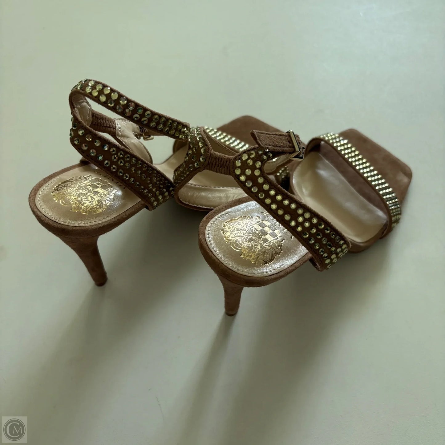 Shoes Heels Kitten By Vince Camuto In Tan, Size: 8.5