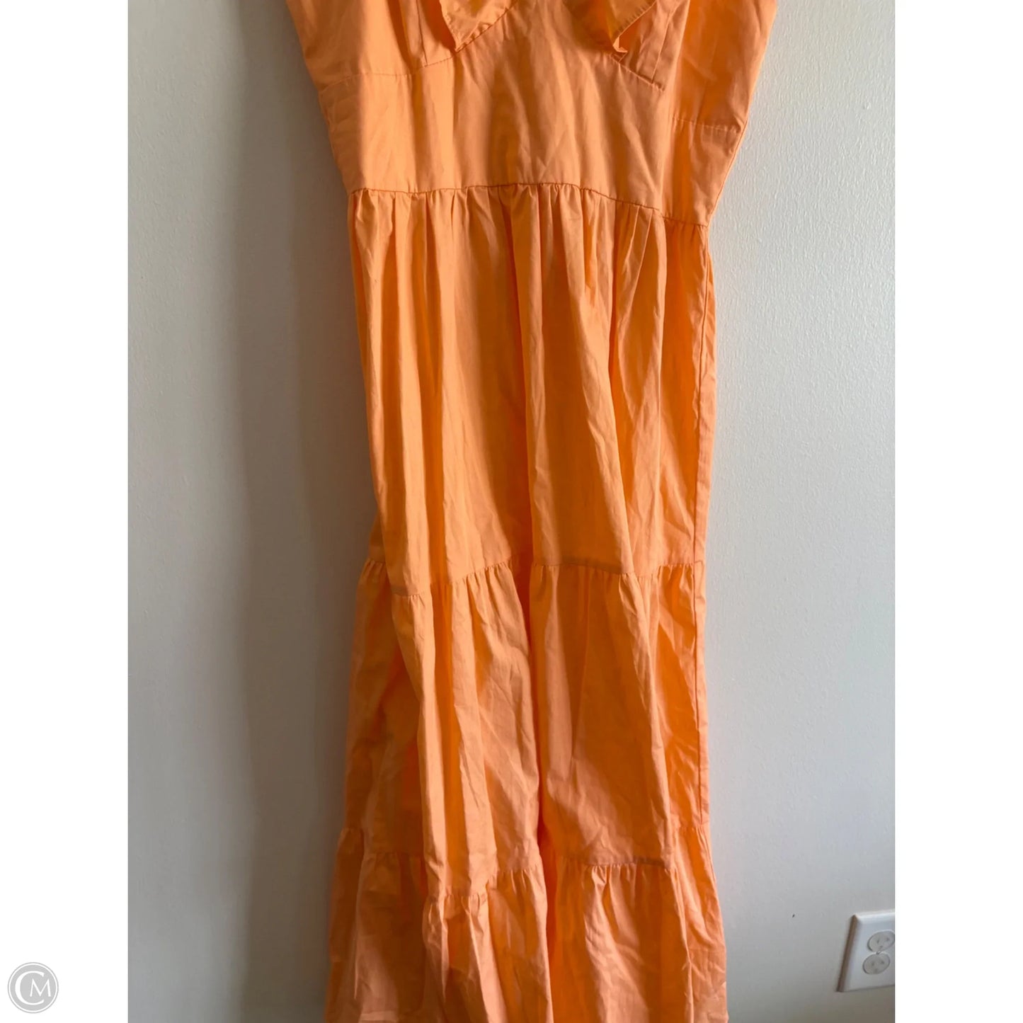 Dress Casual Maxi By Francesca’s In Orange, Size: S