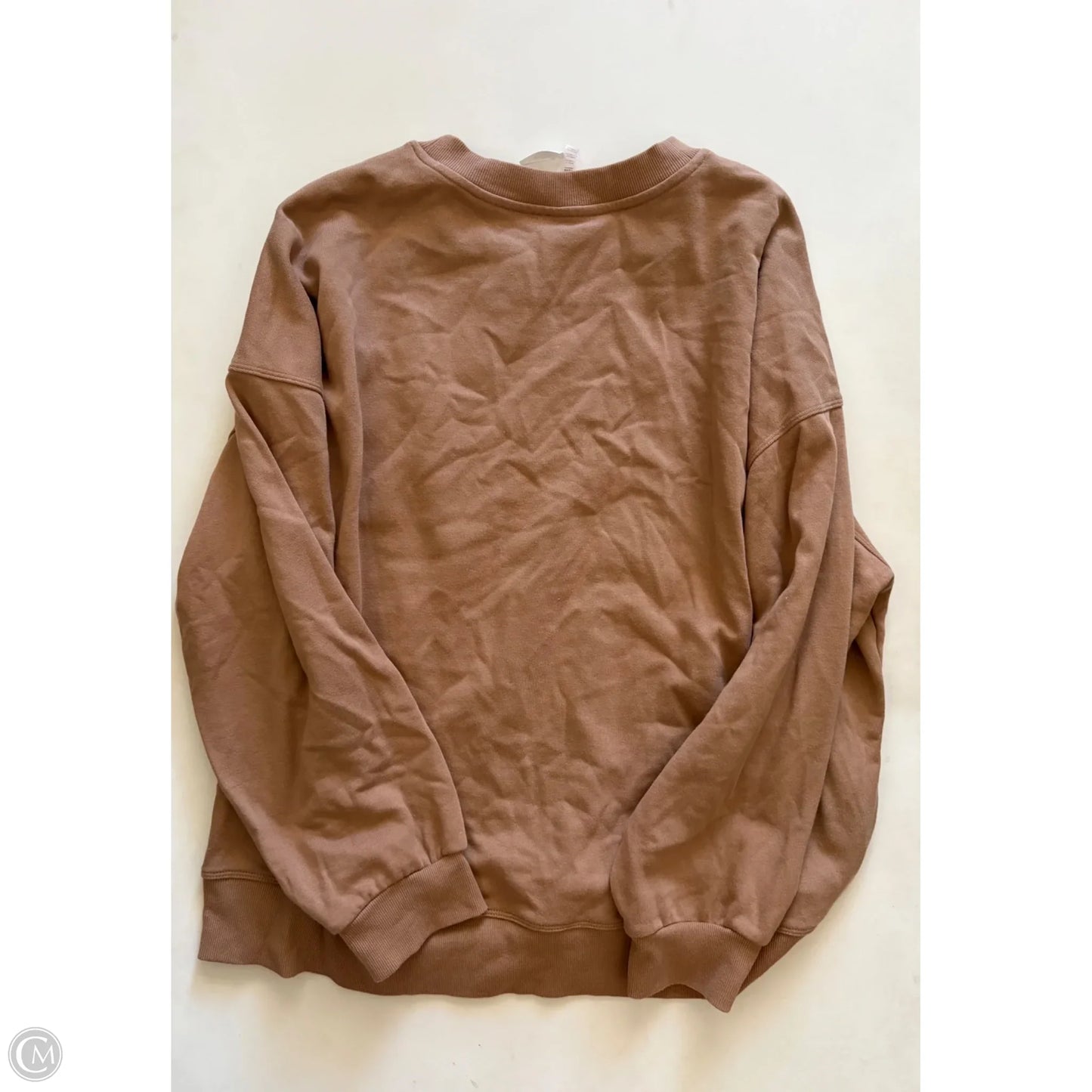 Sweatshirt Crewneck By Calvin Klein Performance In Brown, Size: Xl