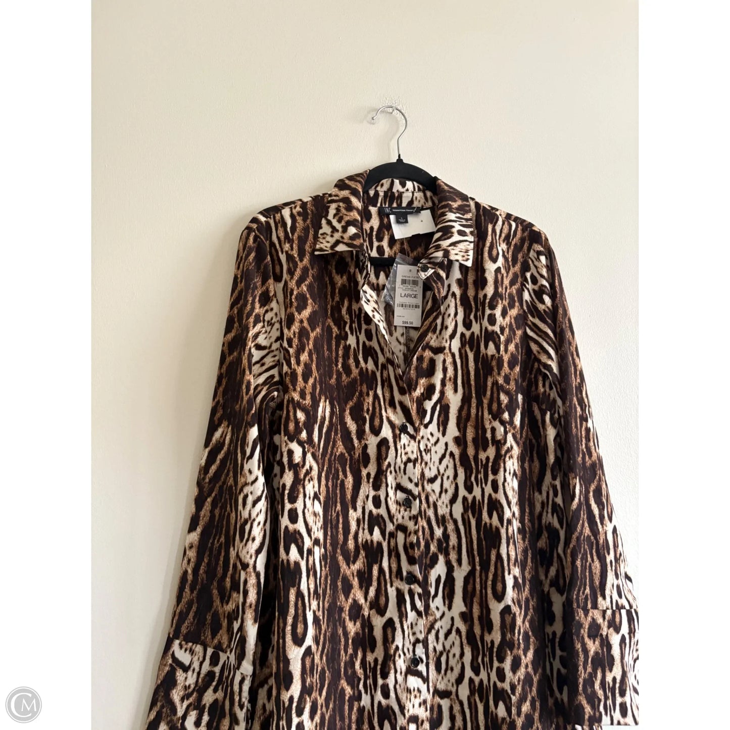 Dress Casual Maxi By Inc In Animal Print, Size: L