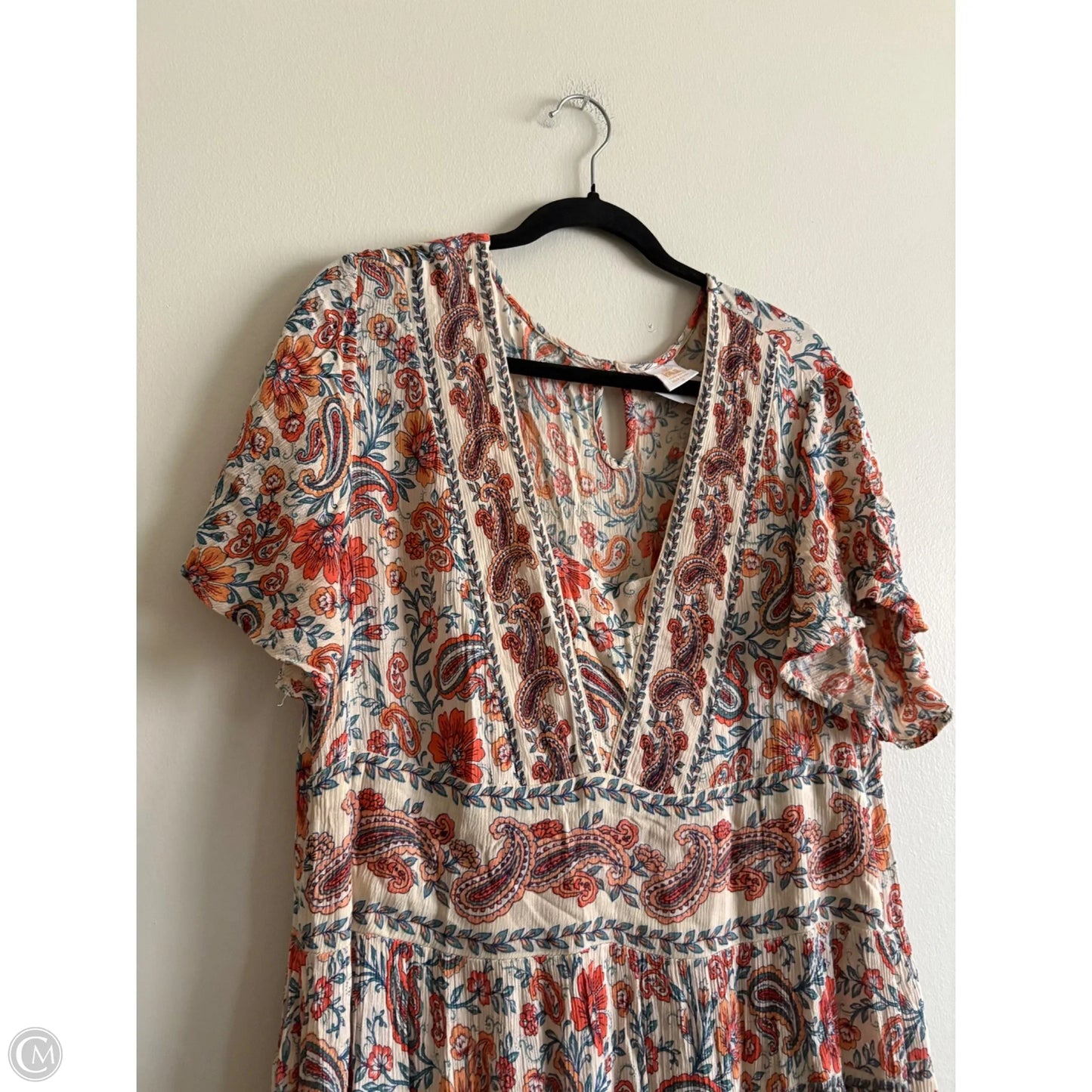 Dress Casual Maxi By Bila In Floral Print, Size: Xl