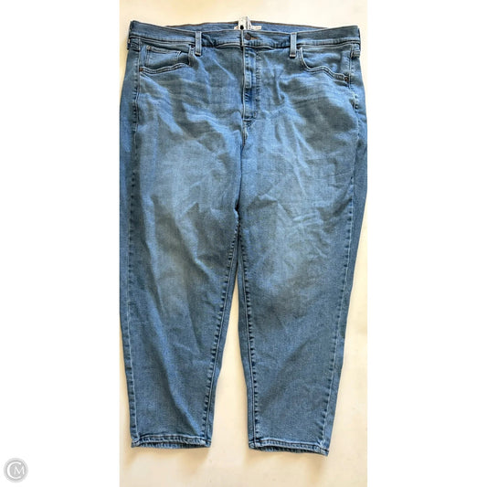 Jeans Straight By Levis In Blue, Size: 22