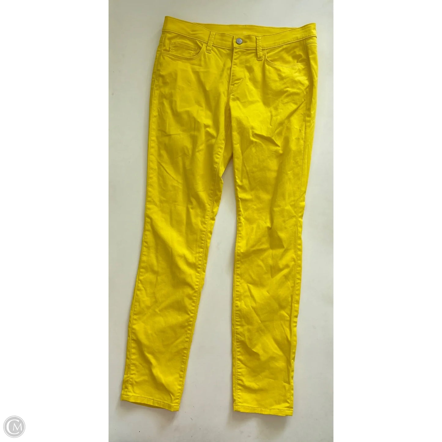 Jeans Skinny By Loft In Yellow, Size: 6