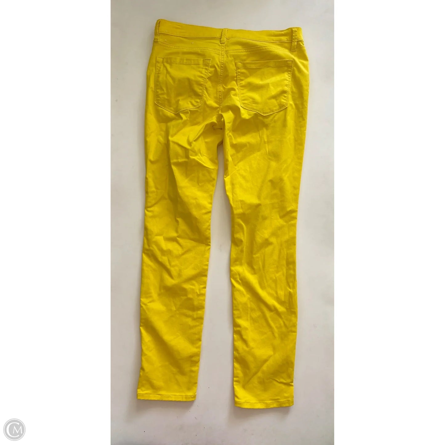 Jeans Skinny By Loft In Yellow, Size: 6