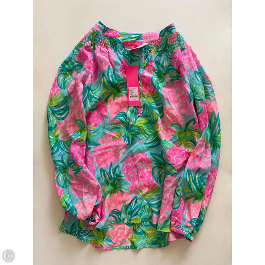 Blouse Designer By Lilly Pulitzer In Multi-colored, Size: Xxs
