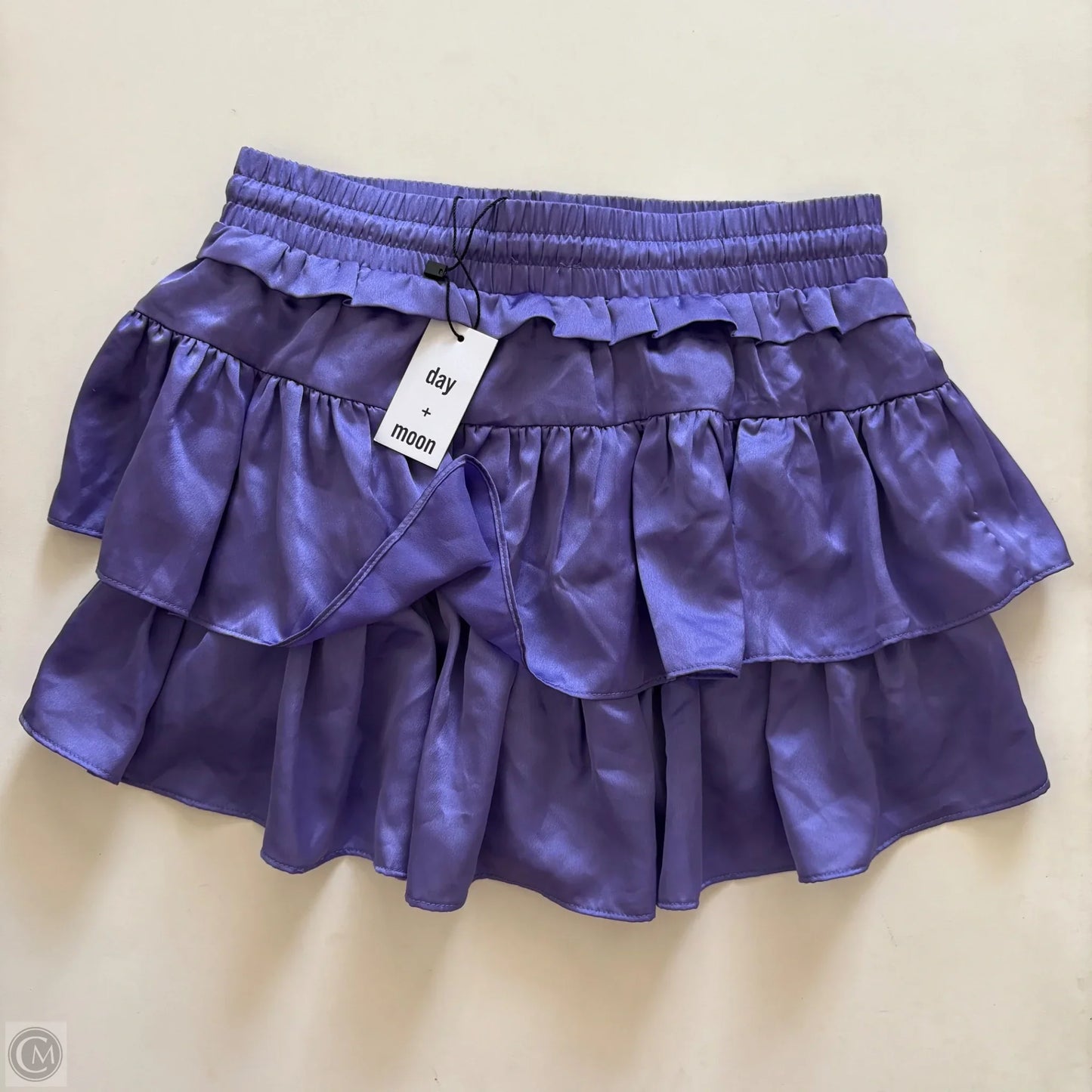 Skirt Mini & Short By Day + Moon In Purple, Size: M