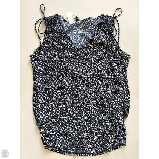 Top Sleeveless By Anne Klein In Navy, Size: 1x