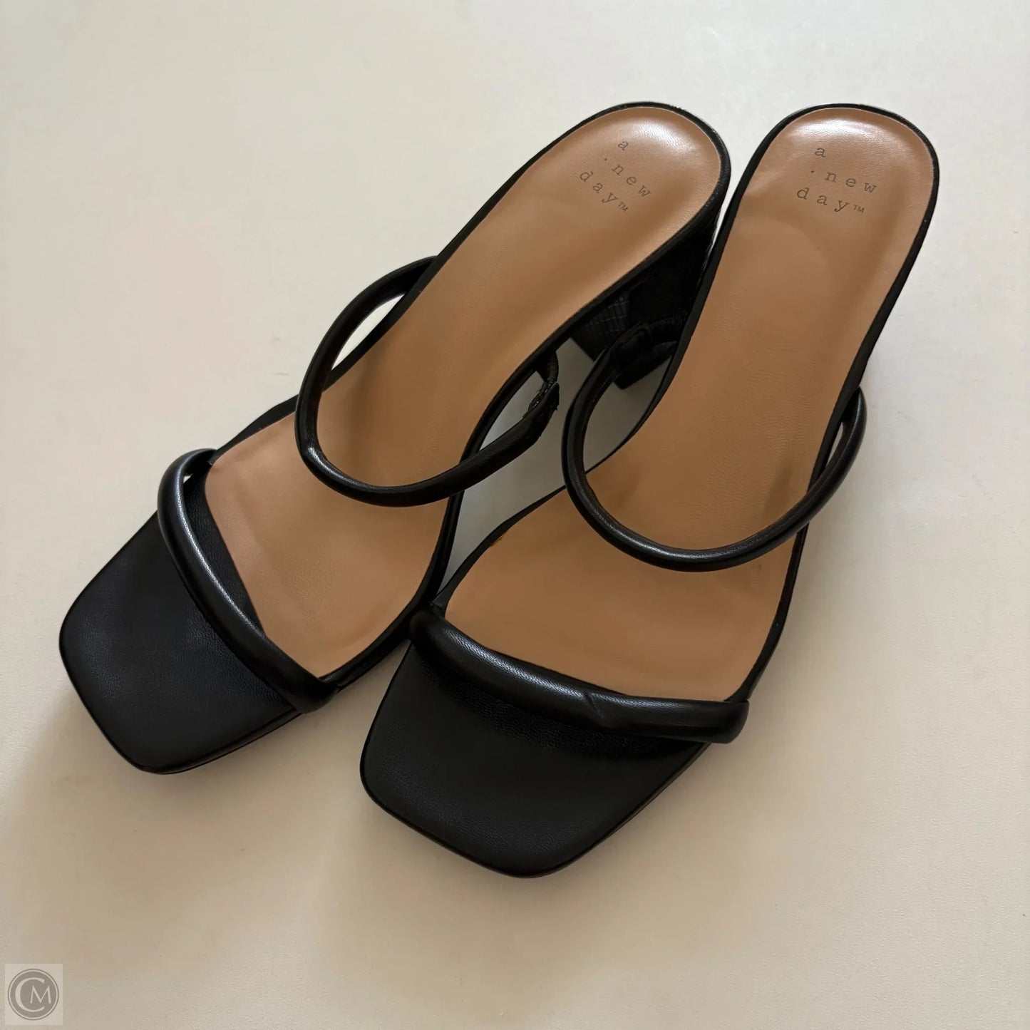 Shoes Heels Block By A New Day In Black, Size: 8