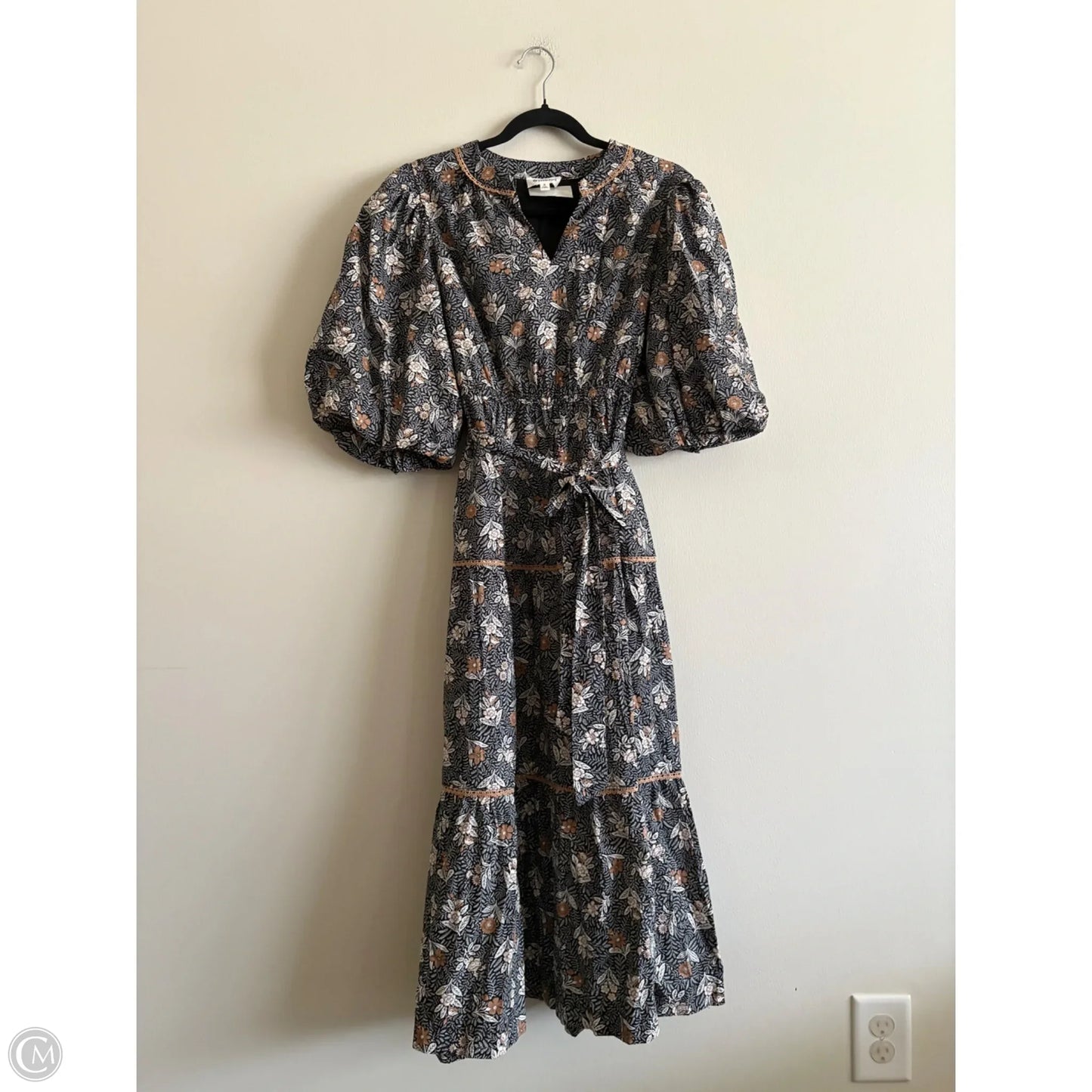 Dress Casual Maxi By &merci In Black & Brown, Size: S
