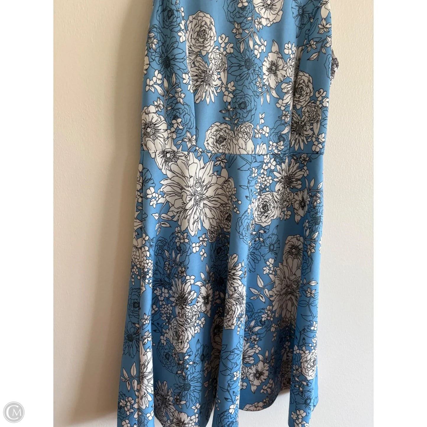 Dress Casual Midi By Soprano In Blue, Size: L