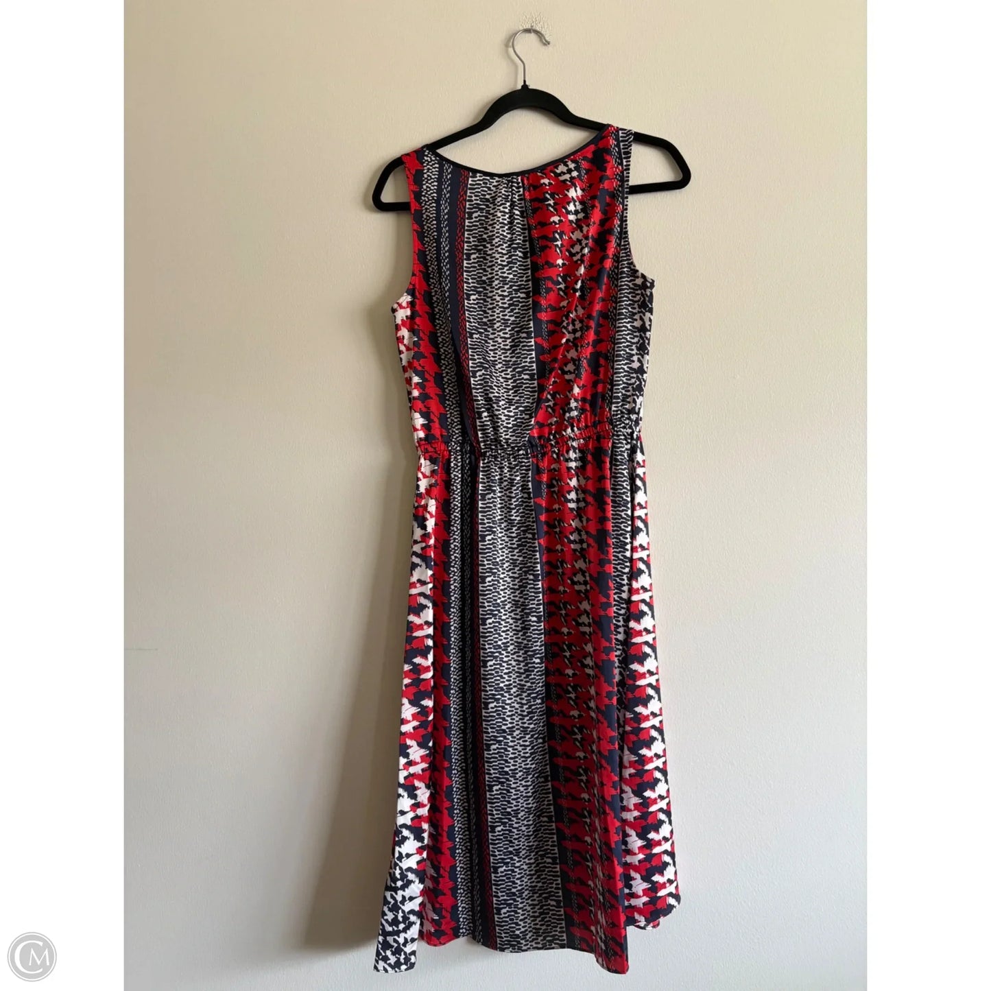 Dress Casual Maxi By Tommy Hilfiger In Blue & Red & White, Size: 6