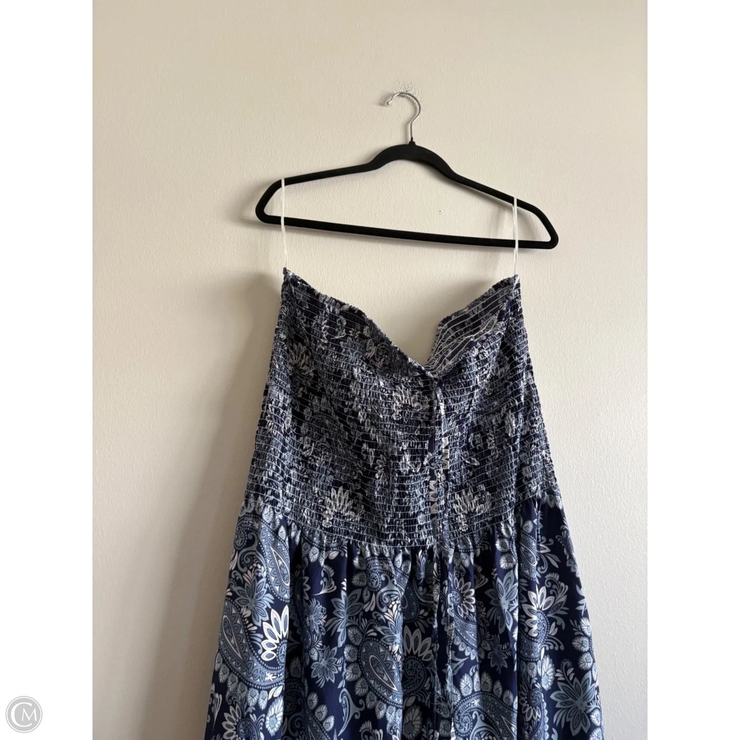 Dress Casual Maxi By Clothes Mentor In Blue, Size: 3x