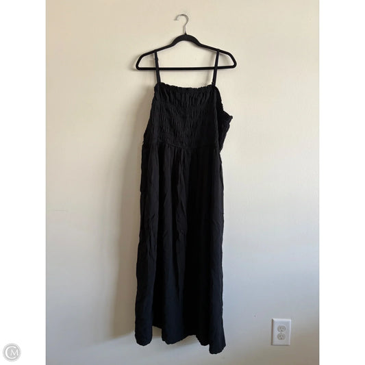 Dress Casual Maxi By Old Navy In Black, Size: 2x