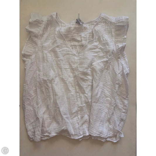 Top Short Sleeve By Old Navy In White, Size: 3x