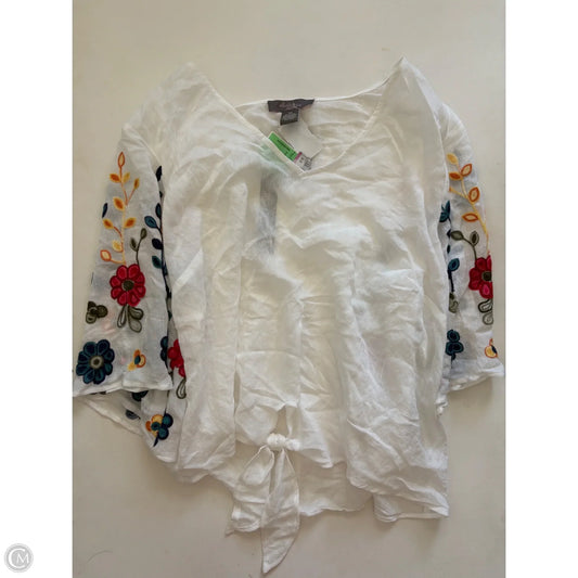 Top Long Sleeve By Clothes Mentor In White, Size: 2x