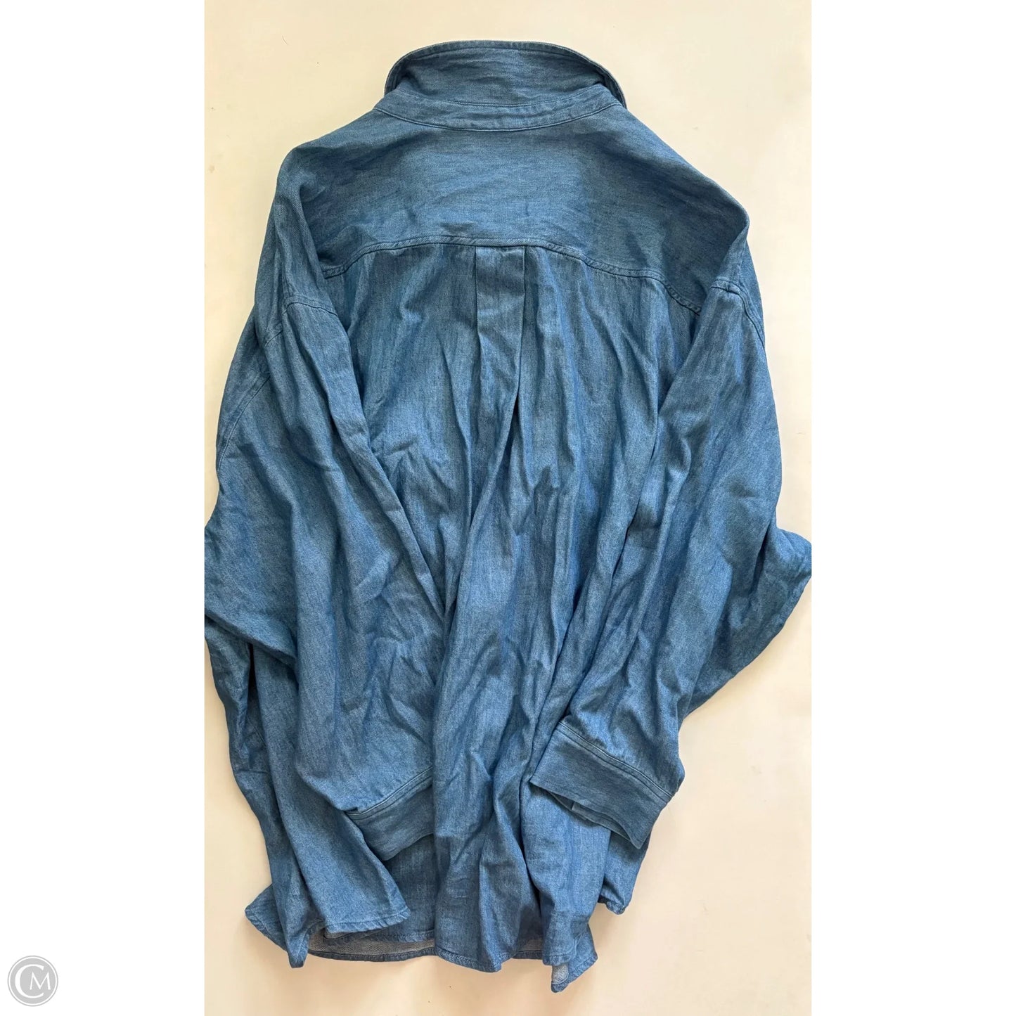 Top Long Sleeve By Old Navy In Blue, Size: 3x