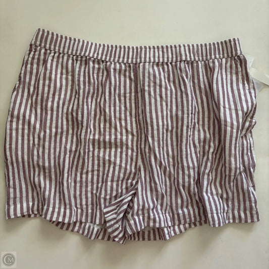 Shorts By Caslon In Striped Pattern, Size: Xl