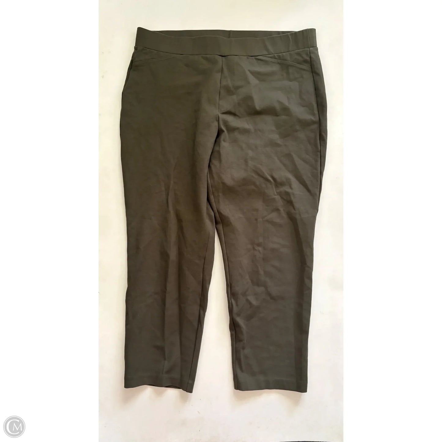 Pants Designer By Michael Kors In Green, Size: Xl