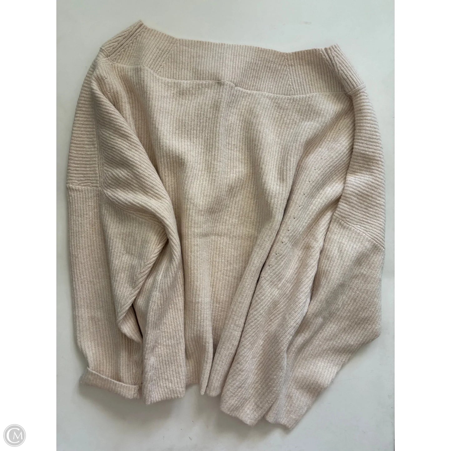 Sweater By Express In Cream, Size: Xl