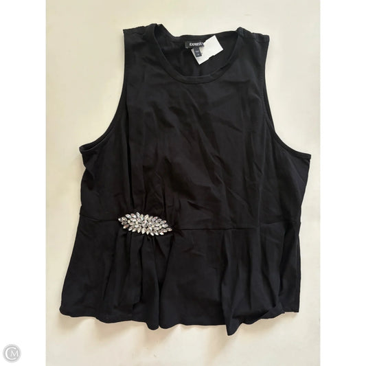 Tank Top By Express In Black, Size: Xl