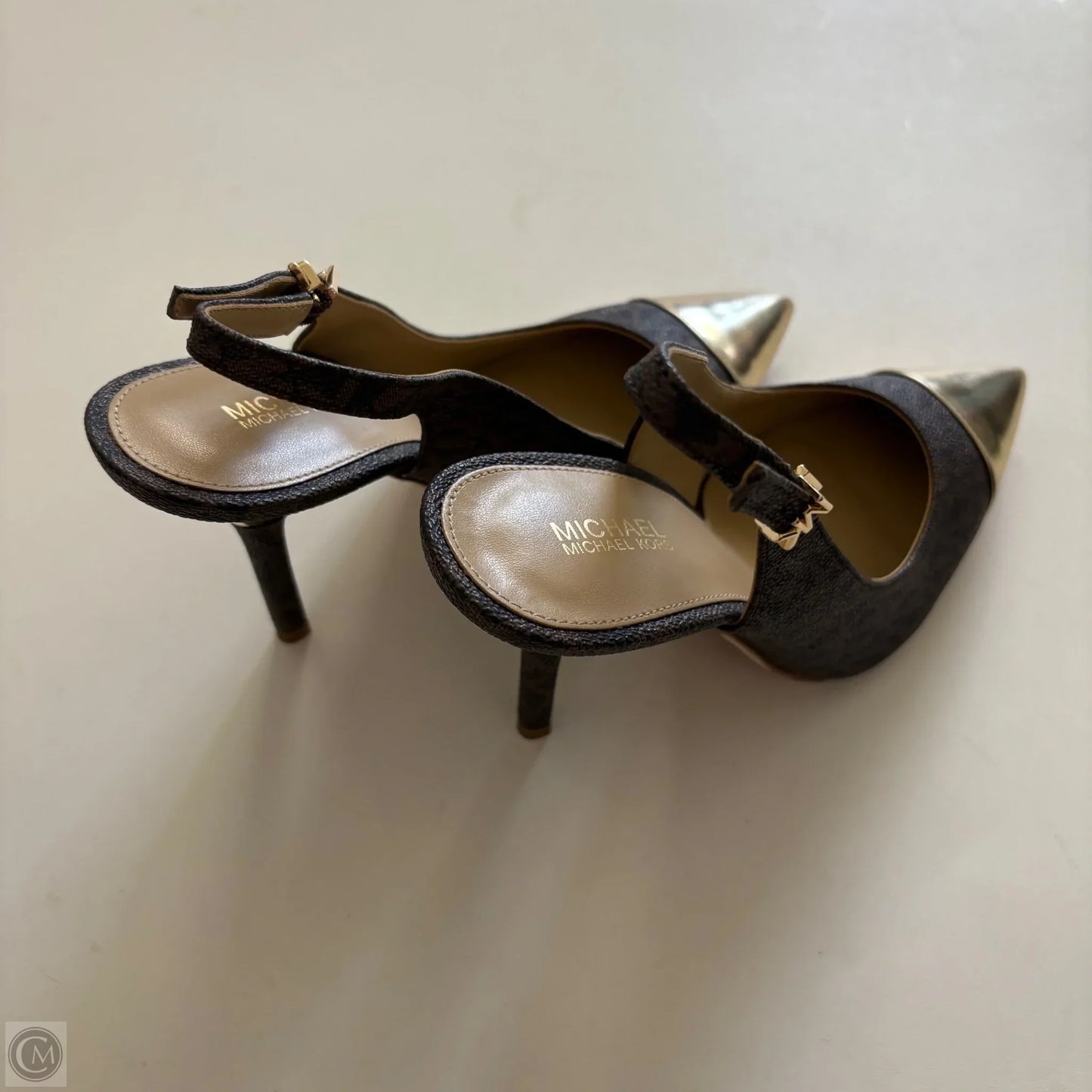 Shoes Heels Kitten By Michael By Michael Kors In Brown, Size: 7.5