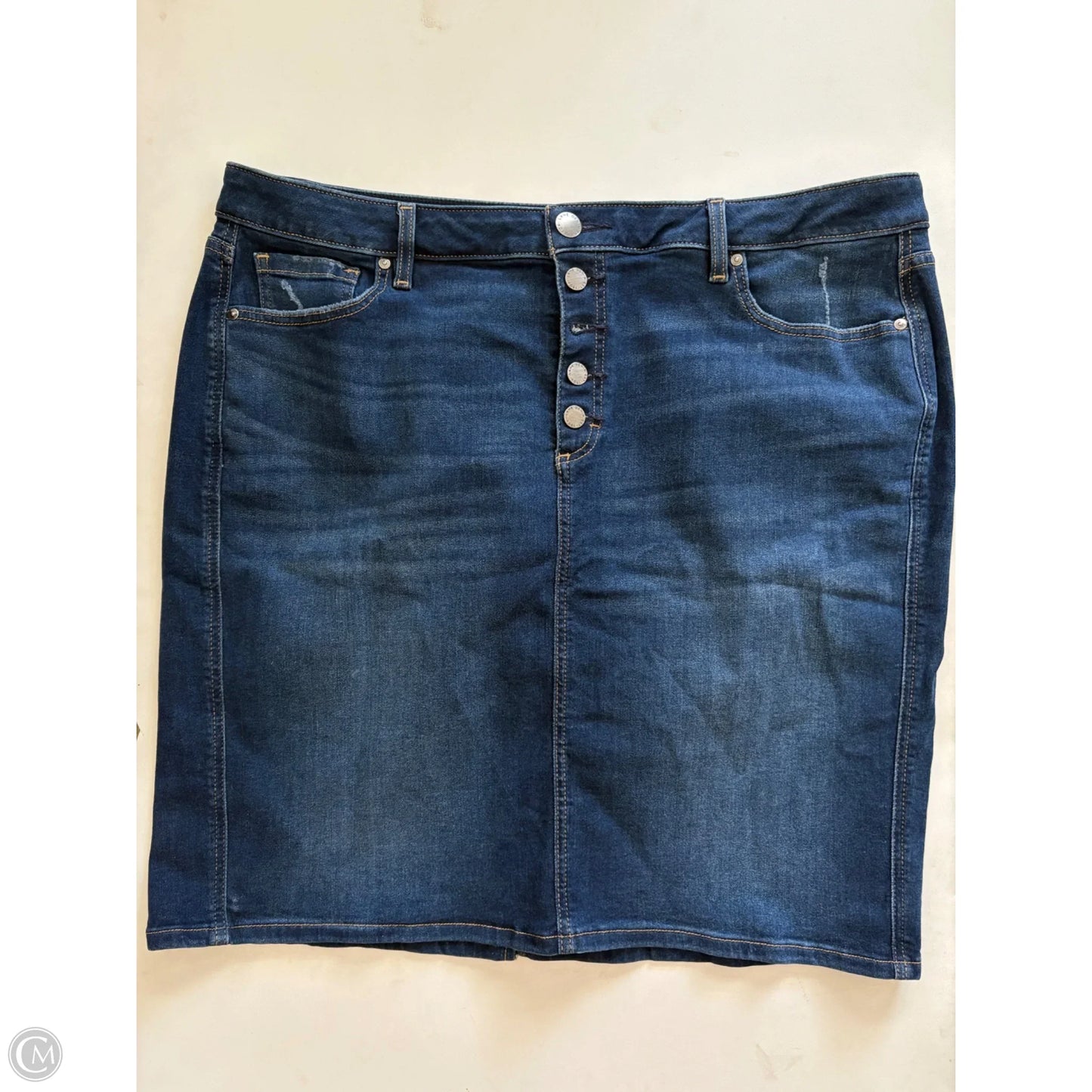 Skirt Mini & Short By Lane Bryant In Blue, Size: 18