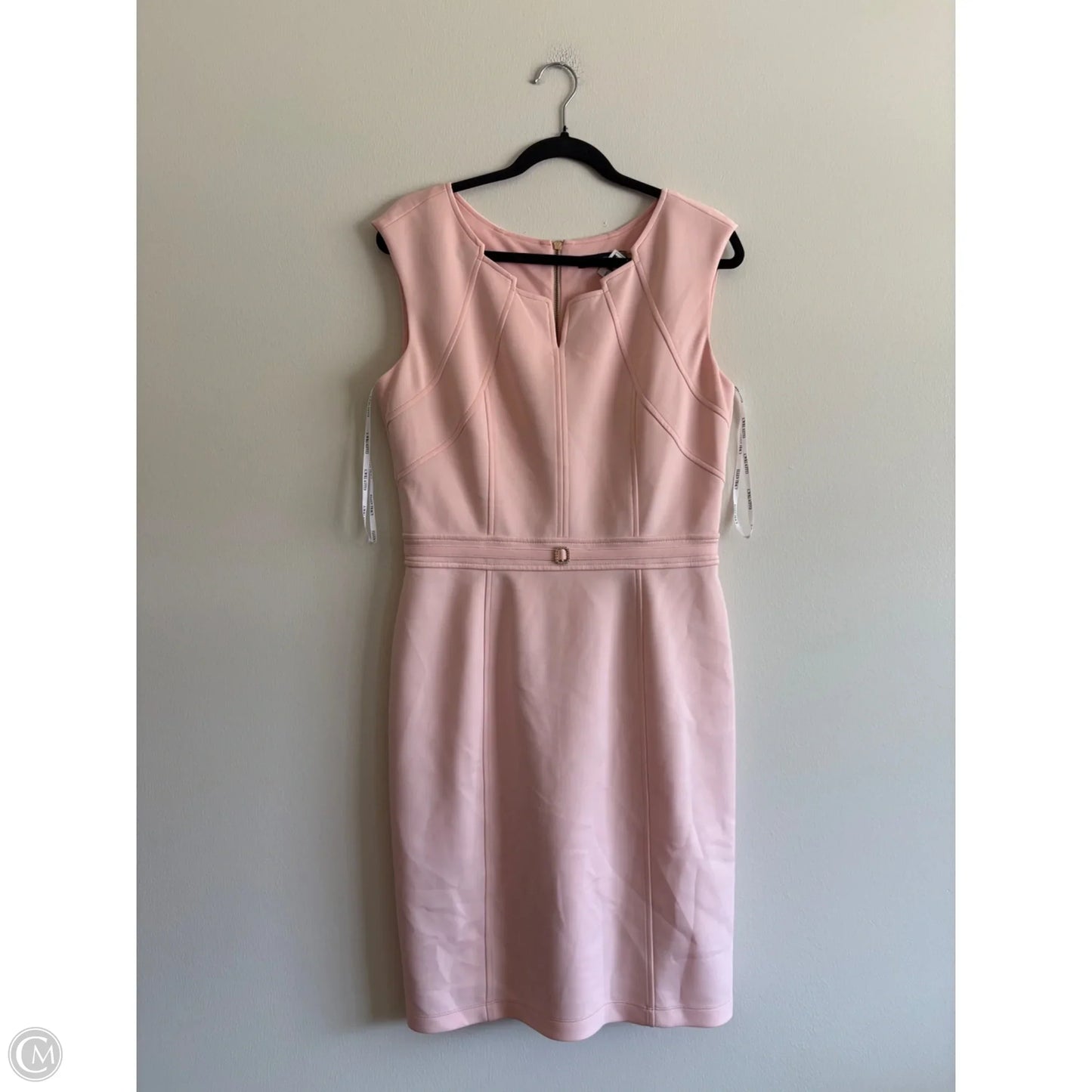 Dress Work By Ellen Tracy In Peach, Size: 10