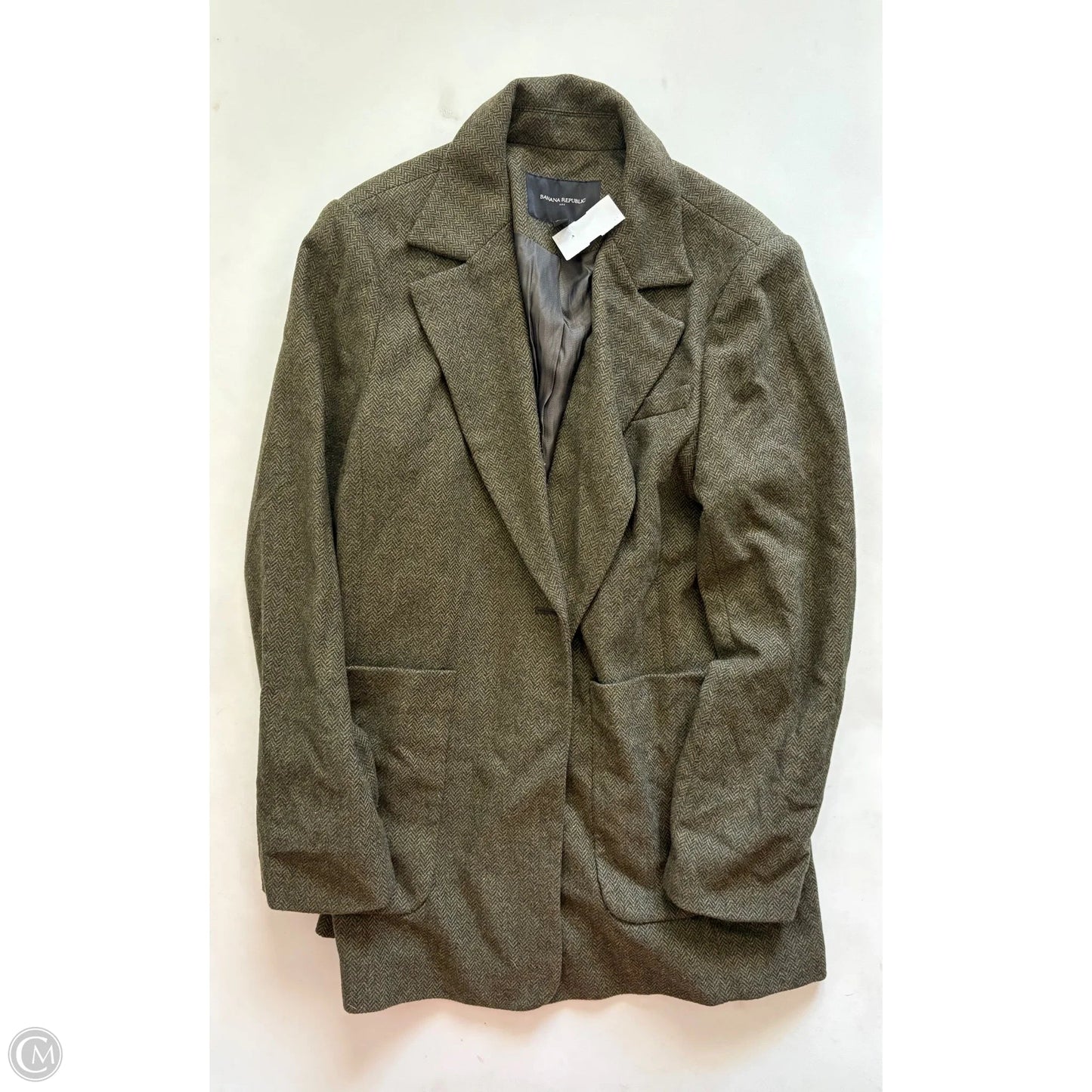 Blazer By Banana Republic In Green, Size: 12
